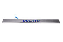 Fiat Ducato 2006-2025 LED Leiste über dem Kennzeichen (Edelstahl) Foto 2
