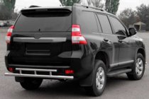 Toyota Land Cruiser Prado 150 2009-2023 Heckbügel AK002-2v2 (Edelstahl) Foto 1