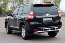 Toyota Land Cruiser Prado 150 2009-2023 Heckbügel AK002-2v2 (Edelstahl) Foto 3