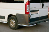 Citroen Jumper 2007-2025 Hintere Eckschutzrohre AK003 (2 Stk., Edelstahl) Foto 1