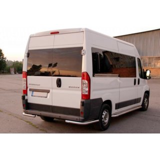 Hintere Eckschutzrohre AK003 (2 Stk., Edelstahl) Citroen Jumper 2007-2025 Foto 3