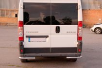 Fiat Ducato 2006-2025 Hintere Eckschutzrohre AK003 (2 Stk., Edelstahl) Foto 2