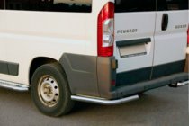 Fiat Ducato 2006-2025 Hintere Eckschutzrohre AK003 (2 Stk., Edelstahl) Foto 1
