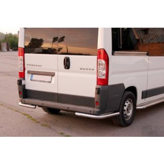 Hintere Eckschutzrohre AK003 (2 Stk., Edelstahl) Peugeot Boxer 2006-2025 Foto 4