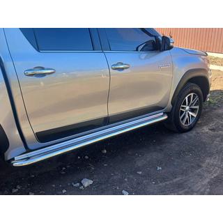 Trittbretter KB001 Edelstahl Toyota Hilux 2015- Foto 4