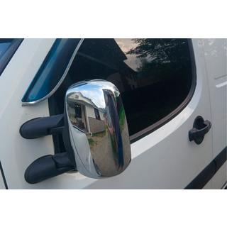 Spiegelabdeckungen Chrom (2 Stk., Kunststoff) Fiat Doblo I 2001-2005 Foto 3