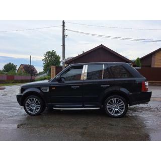 Edelstahl Türsäulen Abdeckung Range Rover Sport 2005-2013 Foto 2