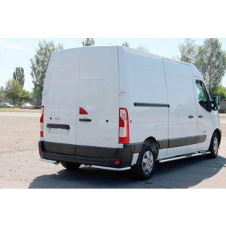 Hintere Eckschutzrohre AK003 (2 Stk., Edelstahl) Opel Movano 2010-2021 Foto 3