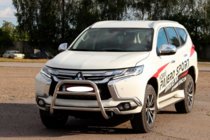Mitsubishi Pajero Sport 2015- Frontbügel WT022 Edelstahl Foto 3