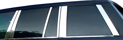 Range Rover III L322 2002-2012 Edelstahl Türsäulen Zierleisten (14 Stk) Foto 3