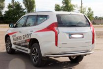 Mitsubishi Pajero Sport 2015- Heckschutz AK005 (Edelstahl) Foto 3