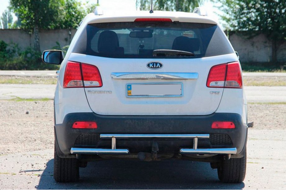 Kia Sorento II XM 2009-2014 Heckschutzbügel AK002-2 (Edelstahl) Foto 3