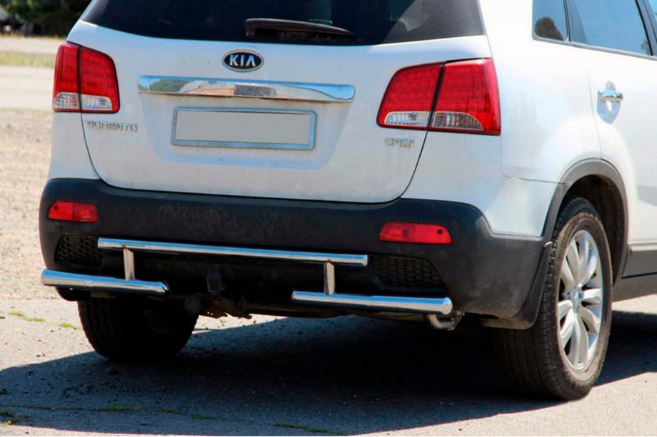 Kia Sorento II XM 2009-2014 Heckschutzbügel AK002-2 (Edelstahl) Foto 1