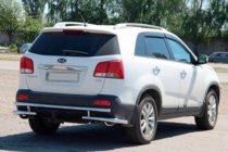 Kia Sorento II XM 2009-2014 Heckbügel AK003-2 (Edelstahl) Foto 4