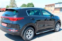 Kia Sportage 2015-2021 Seitliche Rohre BB002 (2 Stk., Edelstahl) Foto 2