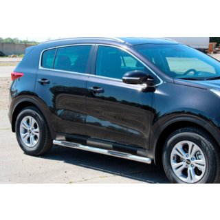 Seitliche Rohre BB002 (2 Stk., Edelstahl) Kia Sportage 2015-2021 Foto 1
