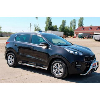 Seitliche Rohre BB002 (2 Stk., Edelstahl) Kia Sportage 2015-2021 Foto 3