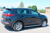 Kia Sportage 2015-2021 Seitliche Rohre BB001 (2 Stk., Edelstahl) Foto 3