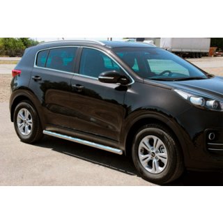 Seitliche Rohre BB001 (2 Stk., Edelstahl) Kia Sportage 2015-2021 Foto 1