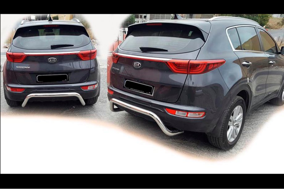 Kia Sportage 2015-2021 Heckschutz AK007 (Edelstahl) Image
