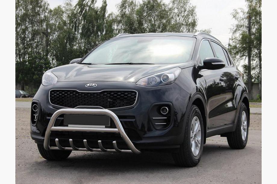 Kia Sportage 2015-2021 Frontbügel WT003 (Edelstahl) Image