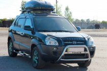 Hyundai Tucson JM 2004- Frontbügel WT025 (Edelstahl) Foto 3