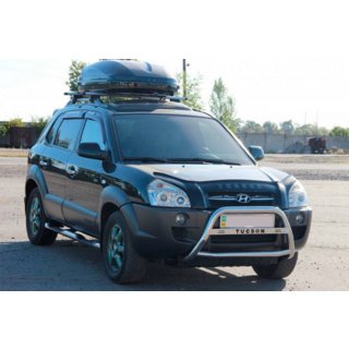 Frontbügel WT025 (Edelstahl) Hyundai Tucson JM 2004- Foto 4