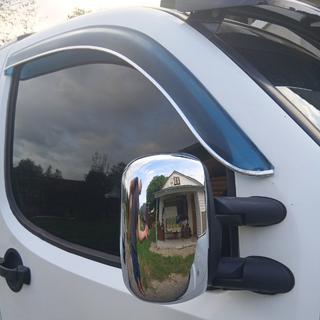 Spiegelabdeckungen Chrom (2 Stk., Kunststoff) Fiat Doblo I 2005-2010 Foto 2