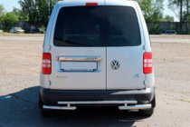 Volkswagen Caddy 2004-2010 Heckbügel AK003-2 (2 Stk., Edelstahl) Foto 3