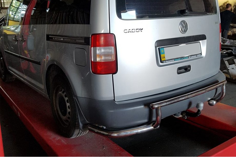 Volkswagen Caddy 2004-2010 Heckbügel AK003-3 (2 Stk., Edelstahl) Image