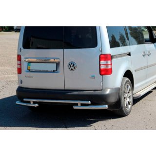 Heckbügel AK003-2 (2 Stk., Edelstahl) Volkswagen Caddy 2010-2015 Foto 1