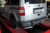 Volkswagen Caddy 2010-2015 Heckbügel AK003-3 (2 Stk., Edelstahl) Foto 1