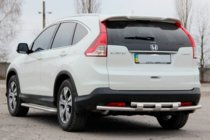 Honda CRV 2012-2016 Heckbügel AK002-doppelt (Edelstahl) Foto 3
