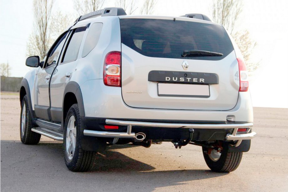 Renault Duster 2008–2017 Heckbügel AK005-Special (Edelstahl) Image