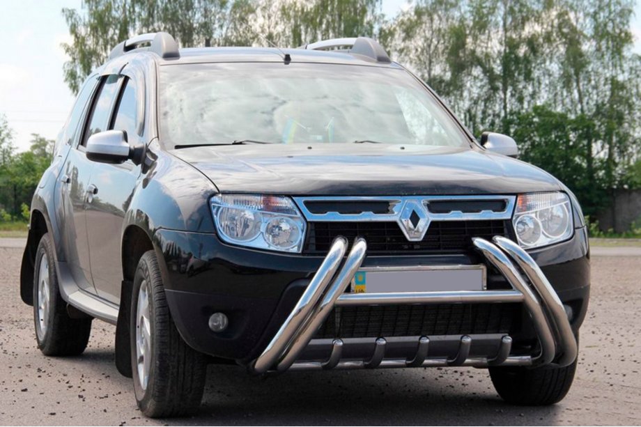 Renault Duster 2008–2017 Rammschutzbügel Kelebek WT011 (Edelstahl) Foto 1