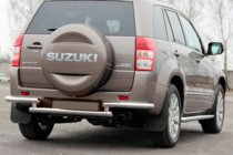 Suzuki Grand Vitara 2005-2017 Heckschutz AK003-2 (Edelstahl) Foto 3