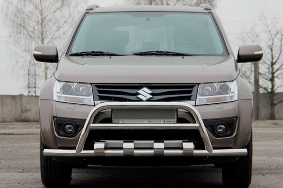 Suzuki Grand Vitara 2005-2017 Frontbügel ST-WT-15 (Edelstahl) Image