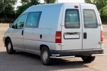 Fiat Scudo 1996-2007 Hintere doppelte Eckschutzrohre AK003-doppelt (Edelstahl) Foto 4