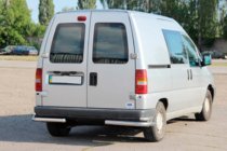 Fiat Scudo 1996-2007 Hintere doppelte Eckschutzrohre AK003-doppelt (Edelstahl) Foto 3