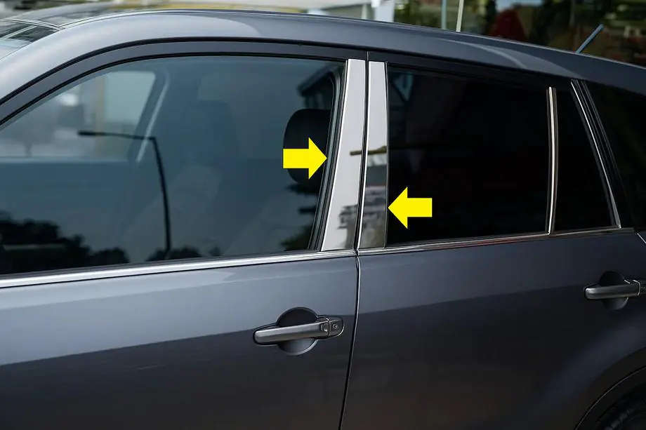 Suzuki Grand Vitara 2005-2017 Edelstahl Türsäulen Zierleisten (8 Stk) Image