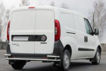 Fiat Doblo II 2010-2022 Heckbügel AK005/2-Doppelt (Edelstahl) Foto 5