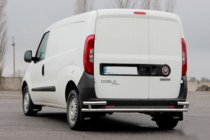 Fiat Doblo II 2010-2022 Heckbügel AK005/2-Doppelt (Edelstahl) Foto 6