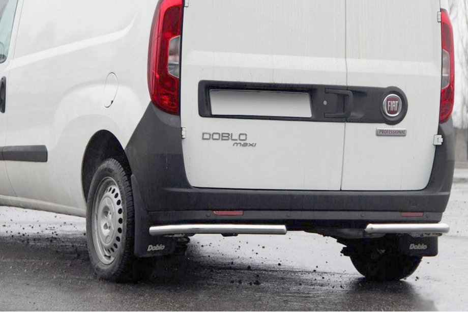 Opel Combo 2012-2018 Hintere Eckschutzrohre AK003 (Edelstahl) Image