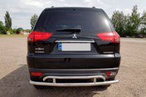 Mitsubishi Pajero Sport 2008-2015 Heckschutz AK002-2 (2 Stk, Edelstahl) Foto 4