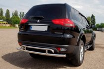 Mitsubishi Pajero Sport 2008-2015 Heckschutz AK002-2 (2 Stk, Edelstahl) Foto 3