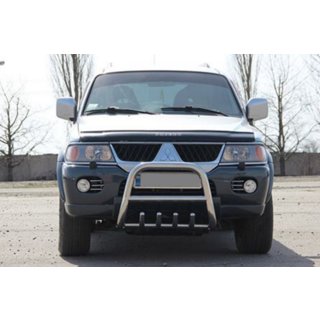 Frontbügel QT006 (Edelstahl) Mitsubishi Pajero Sport 1996-2007 Foto 2