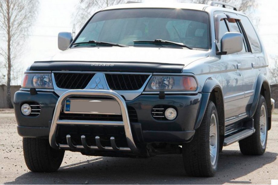 Mitsubishi Pajero Sport 1996-2007 Frontbügel QT006 (Edelstahl) Foto 3