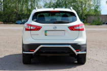 Nissan Qashqai 2014-2021 Heckbügel AK007-Plus (Edelstahl) Foto 3