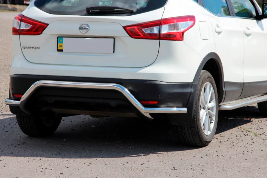 Nissan Qashqai 2014-2021 Heckbügel AK007-Plus (Edelstahl) Image
