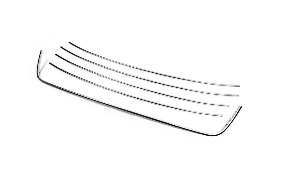 Volkswagen Caddy 2010-2015 Edelstahl Abdeckung für vordere Stoßstange Comfort (5-tlg.) Foto 3